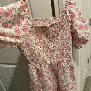 Universal Thread Pink Floral Print Summer Dress